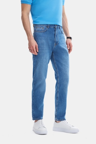 Back And Bond Açık Lacivert Tapered Fit Denim Pantolon Çok Renkli
