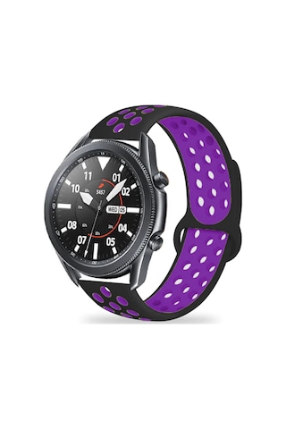 Huawei Gt2 46mm Krd-02 Uyumlu Tuva Kordon-siyah-mor