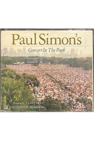 Plak Değildir Cd Dir Cd Paul Simon's Concert In The Park Double