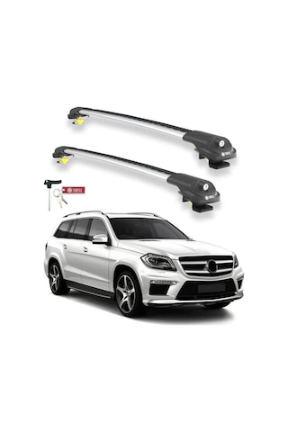 Turtle Mercedes-benz Gl-class X166 2013-2019 Ara Atkı Air1 Gri