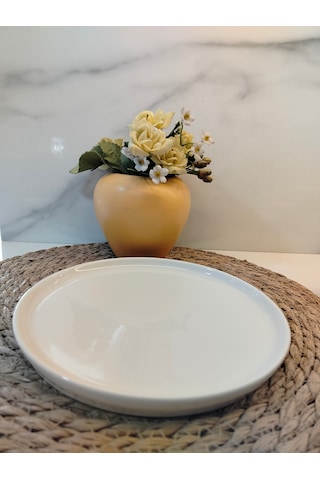 Md Ephesus White Pasta Tabağı 20 Cm Beyaz