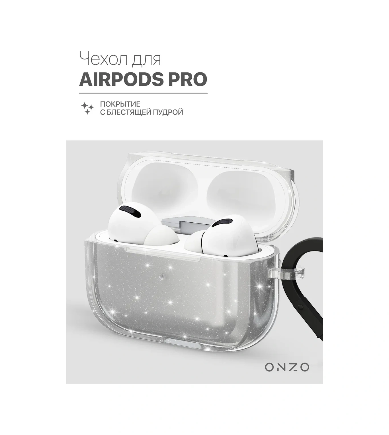 Onzo Airpods Pro İçin Şeffaf Parlak Kılıf 317762809 Beyaz