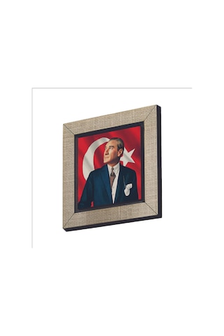 Mustafa Kemal Atatürk Baskılı Mdf Magnet 7x7 351