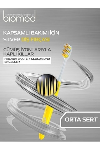 Biomed Silver Diş Fırçası Orta