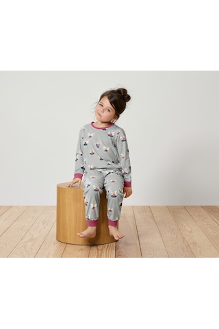 Tchibo Kız Çocuk Pijama, 2li Pembe