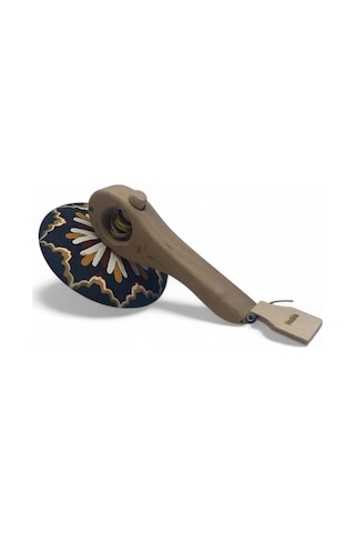 Çılgın Çark Ahşap Topaç Mavi