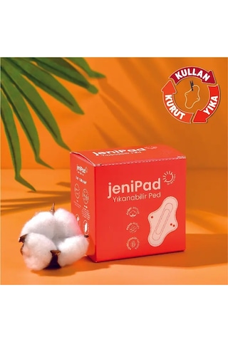 Jenipad Normal Yıkanabilir Ped Beyaz
