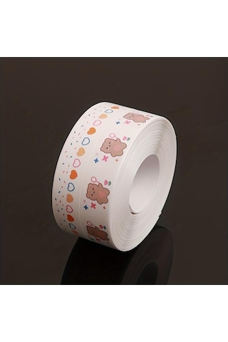 Pazly 1 Rulo Karikatür Kalafat Şerit, Kendinden Yapışkanlı Mutfak Tezgahı Mastik, Sızdırmazlık Bandı, Banyo Ve Tuvalet Dekorasyonu 56672336 Diğer