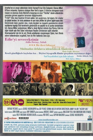 Factory Girl Edie Sıenna Miller Dvd