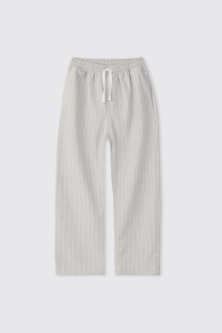 Panço Erkek Çocuk Çizgili Gri Pantolon