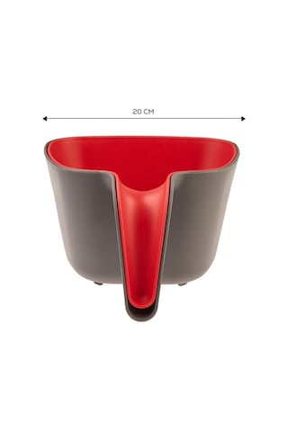 Emsan Nell Gray&red 2'li Süzgeç Kırmızı - Gri