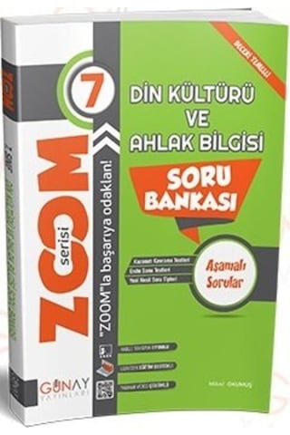 Günay Yayınları 7. Sınıf Din Kültürü Ve Ahlak Bilgisi Zoom Soru B