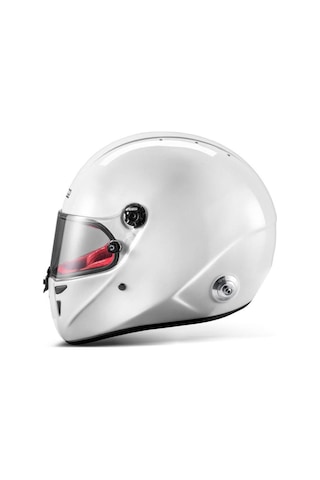 Sparco Stealth Rf Fia Onaylı Kask Beyaz Xl Beden Kırmızı Ped Brh0007b0w090xl