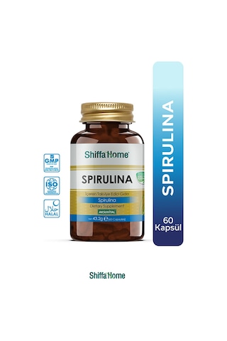 Spirulina Deniz Yosunu 60 Kapsül Vegan