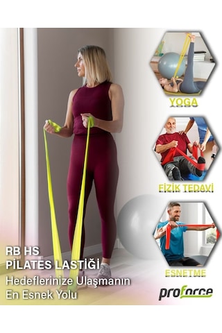 Pilates Lastiği Hafif Rb Hs Sarı