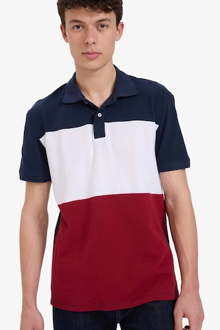 DeFacto %100 Pamuk Regular Fit Polo Yaka Bloklu Kısa Kollu Tişört D7940AX25SPNV135
