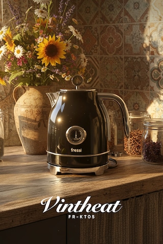 Fressi FR-KT05 1.7 L Isı Göstergeli Retro Kettle