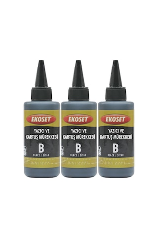 Ekoset Canon G1410 G2410 G3410 G4410 Uyumlu Siyah Mürekkep 300 ML