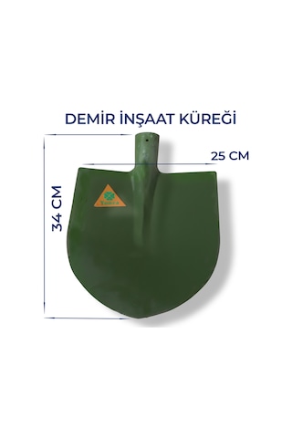 Dayanıklı Demir İnşaat Küreği Ergonomik Yapı Kolay Kullanım Ve Uzun Ömürlü Sap Hariçtir.