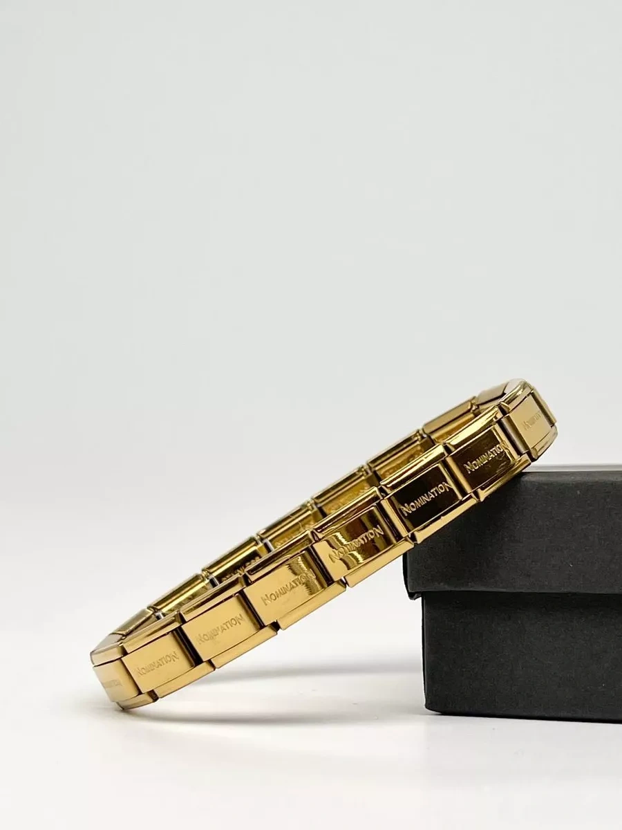 Lychee Nomination Bilezik Darıfıcatıon, Bileğe Değen Kısmi Bilezik 39792298 Altın