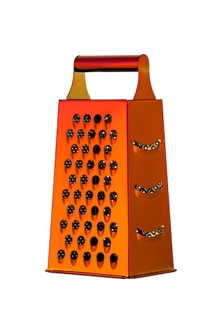 Symbee Ev Mutfak İçin Çelik Dört Yönlü Zeytinyağlı Meyve Sebze Dilimleyici, Patates Salatalık Sarımsak Parçacıklaştırıcı A199 Kreatif Peleratör - Kırmızı Diğer