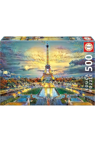 Educa 500 Parça Eyfel Kulesi Puzzle - 19621 - Eiffel Tower