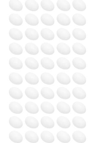 Yuntech01 50 Adet Plastik Somut Güvercin Yumurtası - Yetiştirme İçin Yaratıcı Kuluçka Yardımcısı - Ortam Dostu Ve Güvenli Malzeme