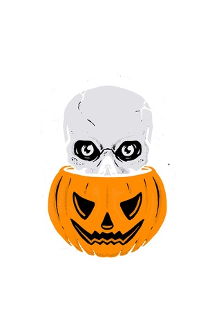Paybuy Kabak Kurukafa Halloween Sanatı Baskılı Kadın Oversize Tişört Siyah