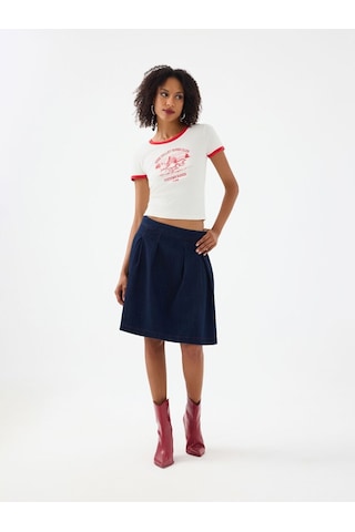 Loft Regular Fit Kadın Etek Lf2041220 Q1.v1 Denim
