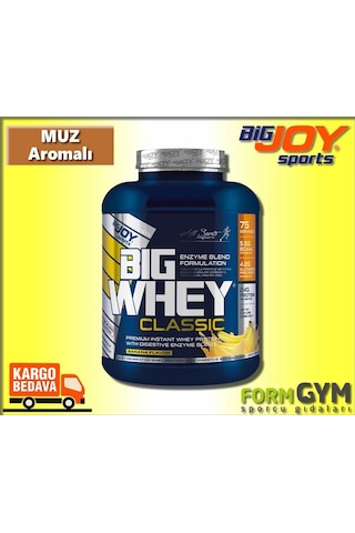 Bigjoy Sports Bigwhey Classic Whey Protein Muz Aromalı 2288 Gr