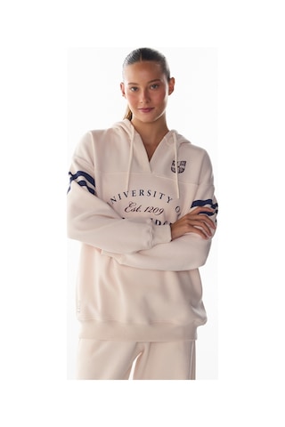 Penti Ekru Cambridge V Yaka Uzun Kollu Sweatshirt Ecru