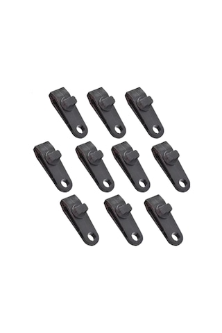 Skycity 10'lu Çadır Ve Tente Sabitleyici Klempler, Dayanıklı Nilon, Güçlü Rüzgar Direnci, Kolay Kurulum, Çeşitli Kullanim Alanlari Çok Renkli