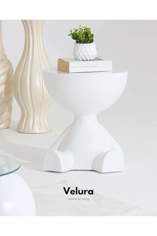 Tedy Yan Sehpa & Ayıcık Zigon Sehpa & Pinterest Sehpa Modeli - Beyaz Beyaz