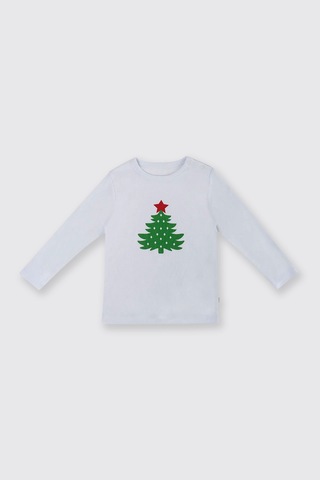 Panço Yenidoğan Yılbaşı Konseptli Kırmızı Pijama Takımı