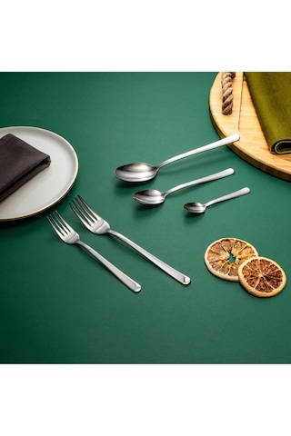 Fecra Royal 30 Parça Sade Çatal Kaşık Bıçak Takımı