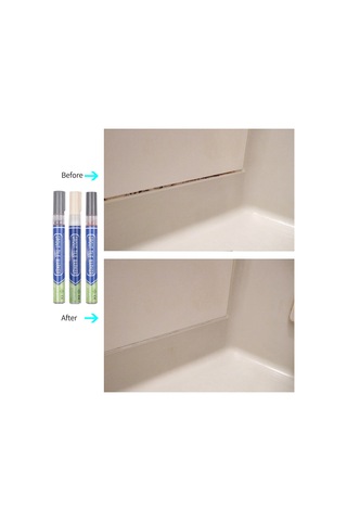 Xindoker Bıgthumb Seramik Derz Dolgu Kalemi - Küf, Su Ve Leke Önleyici, Toksik Olmayan, Çevre Dostu, Beyaz Gümüş