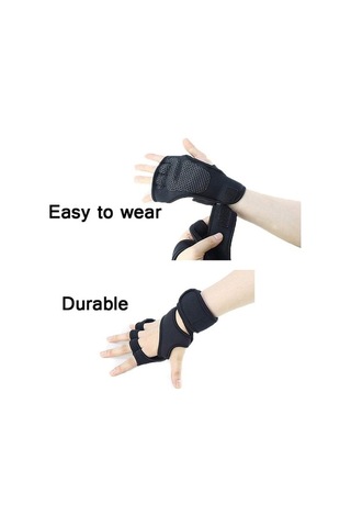 Flybuy Yarım Sᆪᄄblackᆪᄅ Spor Spor Silikon Sıkıştırma Parmak Özellikler: Kaymaz Fitness Eldivenleri Eldivenler Ekipmanları Bileklikleri, On Çok Renkli