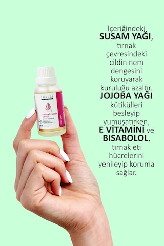 Thalia Susam Yağı & Jojoba İçerikli Onarıcı Tırnak ve Tırnak Eti Bakım Yağı 30 ML