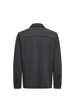 Only & Sons Erkek Onsnewkodyl Çift Cep Detaylı Uzun Kol Gömlek 22021279 Koyu Gri