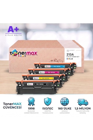 Hp 213a Cmyk Uyumlu Toner Seti A Plus / Color Laserjet Enterprise 5700 / 6700 / Mfp 5800 / 6800 / W2130a / W2131a / W2132a / W2133a