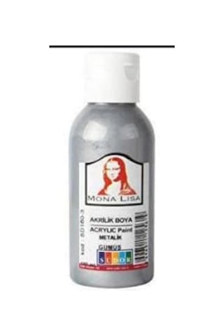 Monalisa 70 Ml Gümüş Akrilik Boya 22 Çok Renkli