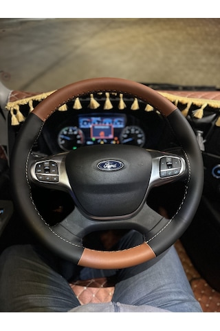 Ford Fmax Kahverengi Siyah Direksiyon Kılıfı
