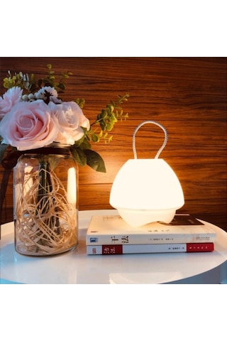 Didadodo Şarjlı Akıllı Yatak Odası Gece Lambası Beyaz, Küçük Boy Çok Renkli