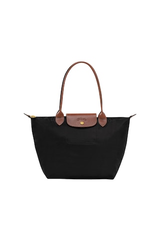 Longchamp L2605 089 Kadın Omuz Çantası Medium Kahverengi - Siyah