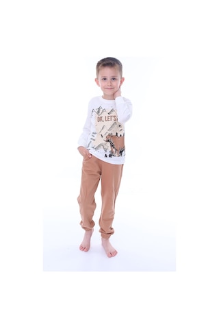 Zuzunga Ready For Adventure Çocuk Eşofman Takımı Alt-üst Beyazkahve