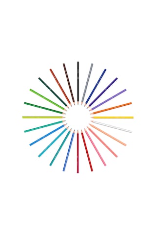 Bic Kids Evolution Metal Tüp Kuru Boya Kalemi 24 + 1'li