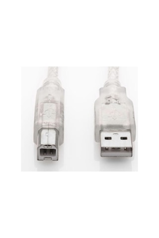 S-Link U2003 Usb 2.0 3M  Şeffaf Yazıcı Kablosu
