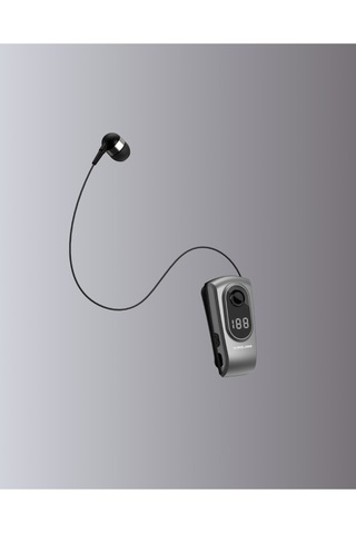 Titreşimli Bluetooth Kulaklık Uzun Pil Ömrü, Dijital Ekranlı Kablosuz Tasarım - Diğer