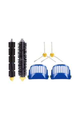 İrobot Roomba 600 605 606 620 630 650 660 671 693 Yedek Ana Fırça Filtre Yan 6 Adet Set