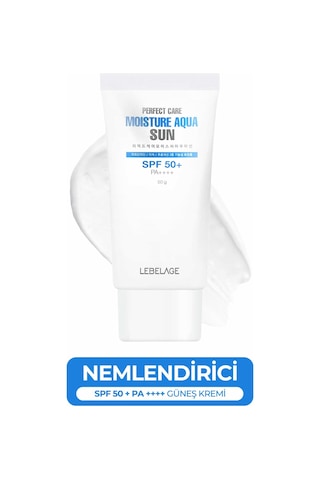Lebelage Su Bazlı Nemlendirici Güneş Kremi Perfect Care Moisture Aqua Sun Cream SPF 50+ PA++++